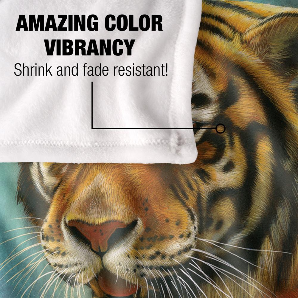 Multicoloured - Lifestyle - JQ Licensing Silky Tiger & Cubs Supersoft Blanket