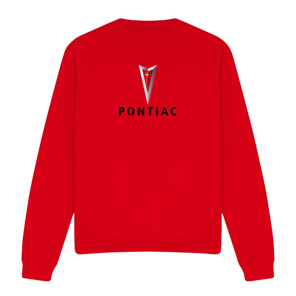 Red - Front - Pontiac Unisex Adult Arrowhead Sweatshirt
