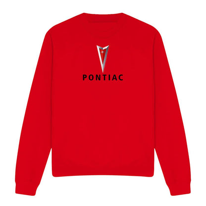 Red - Front - Pontiac Unisex Adult Arrowhead Sweatshirt