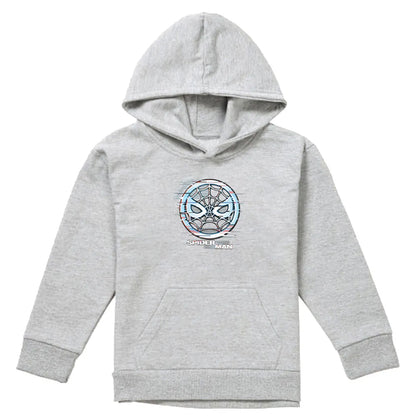 Athletic Heather - Front - Spider-Man Childrens-Kids Peter Parker Glitch Hoodie
