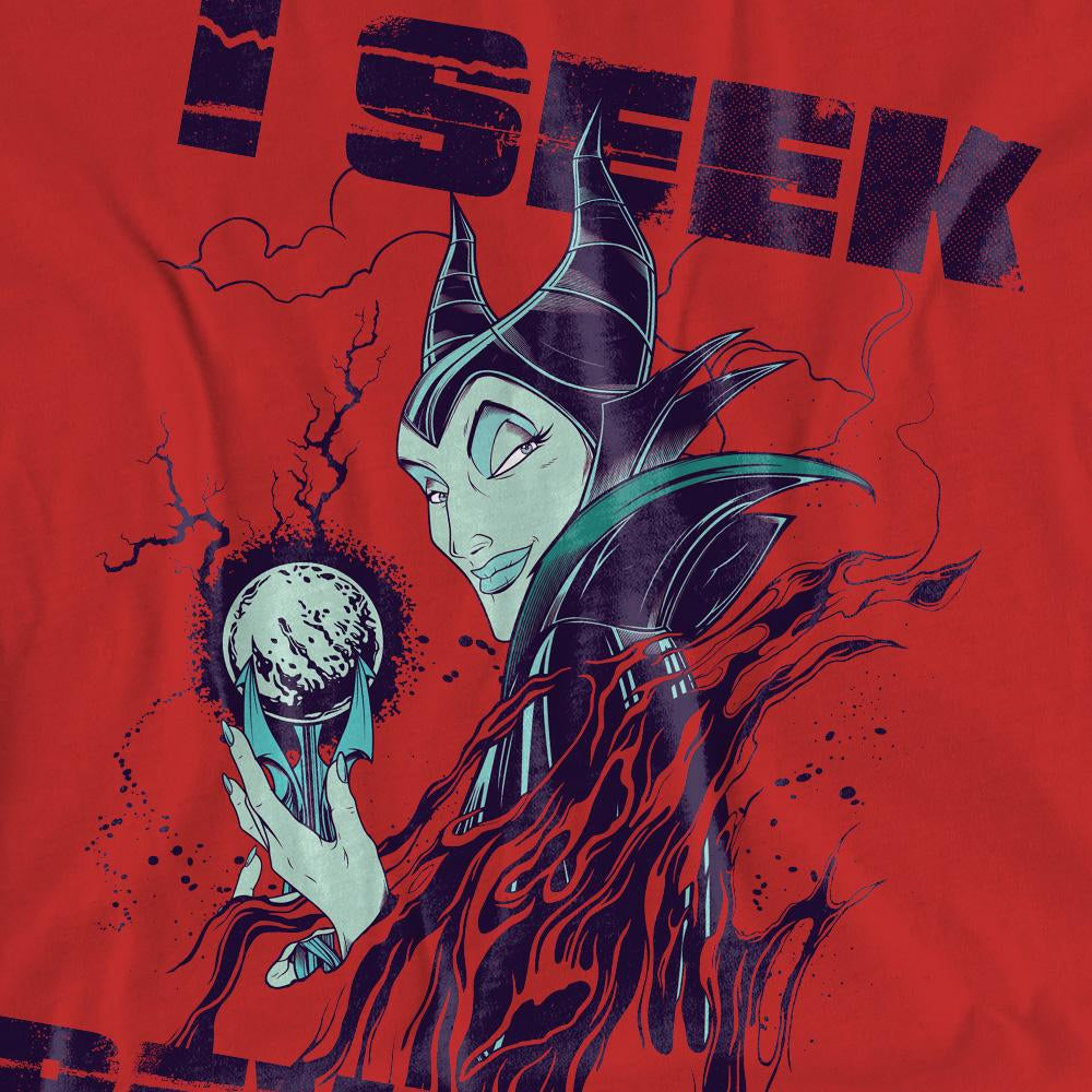 Red - Side - Disney Villains Womens-Ladies Maleficent Villains T-Shirt