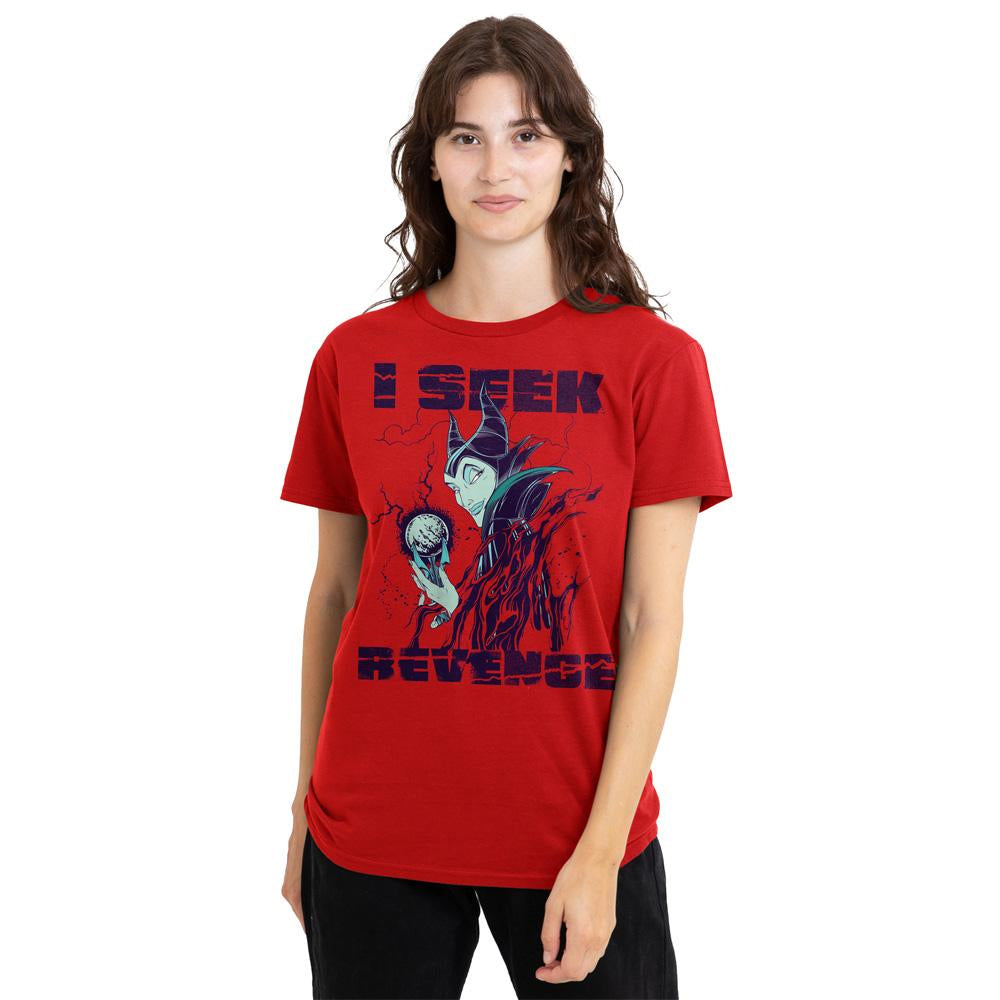 Red - Lifestyle - Disney Villains Womens-Ladies Maleficent Villains T-Shirt