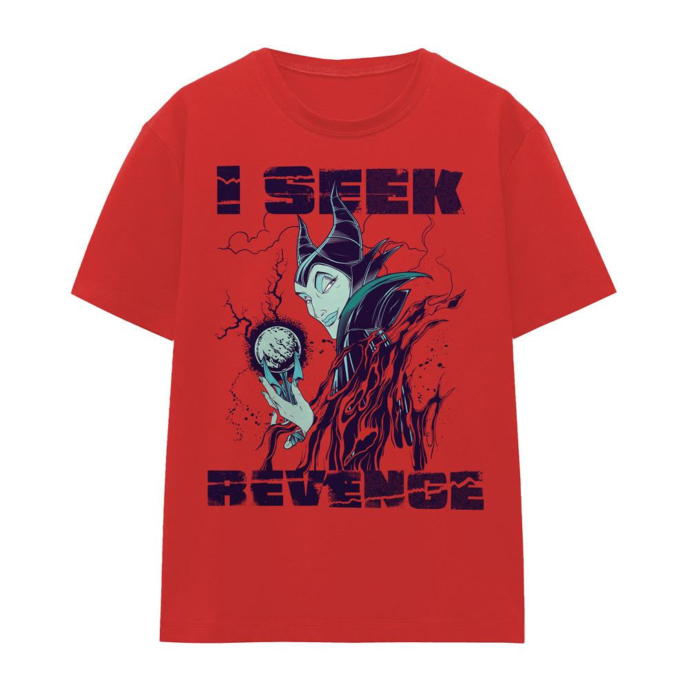 Red - Front - Disney Villains Womens-Ladies Maleficent Villains T-Shirt