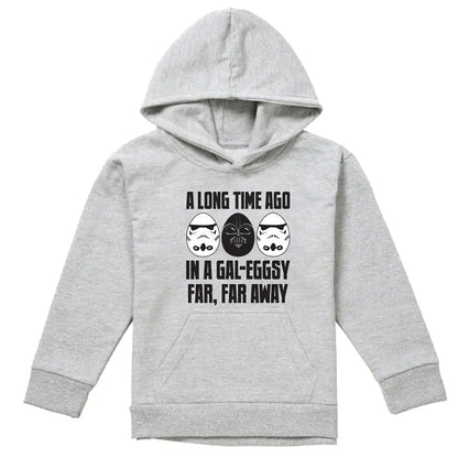 Athletic Heather - Front - Star Wars Childrens-Kids GalEggsy Far, Far Away Pullover Hoodie