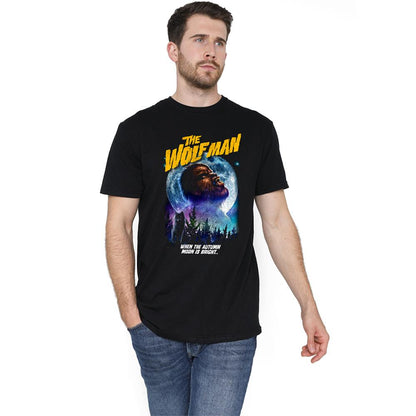 Black - Lifestyle - Universal Monsters Unisex Adult Party Animal Wolfman T-Shirt