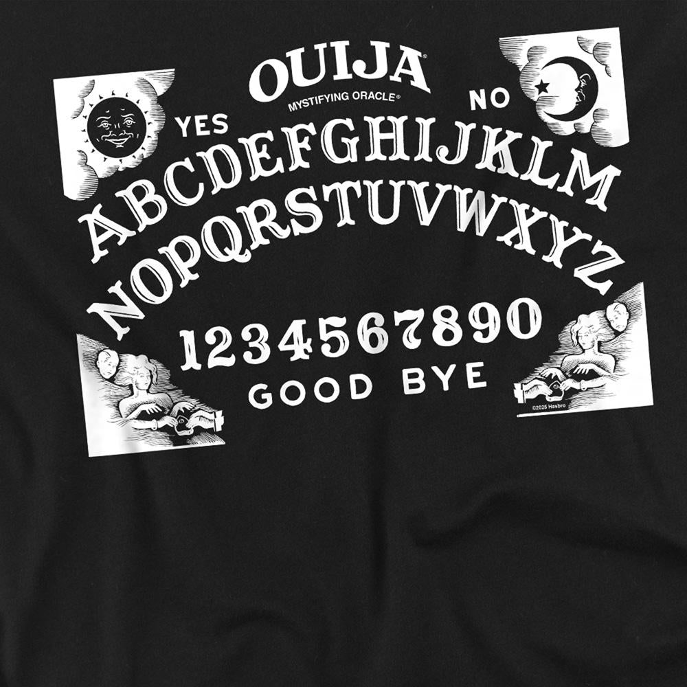 Black - Side - Ouija Unisex Adult The Original Ouija Board Long-Sleeved T-Shirt