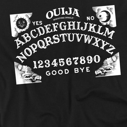 Black - Side - Ouija Unisex Adult The Original Ouija Board Long-Sleeved T-Shirt