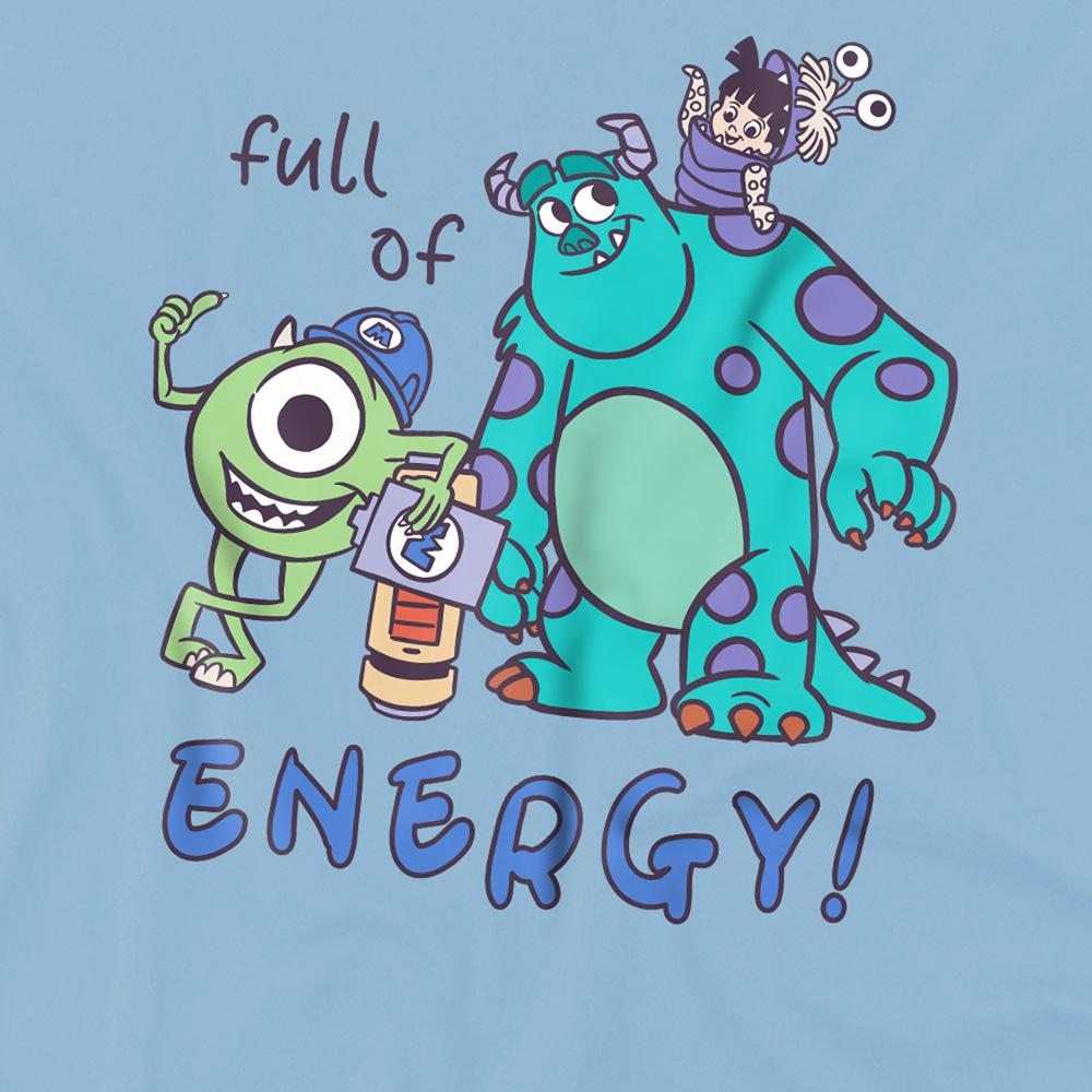 Sky Blue - Side - Monsters Inc Boys Mike & Sulley T-Shirt