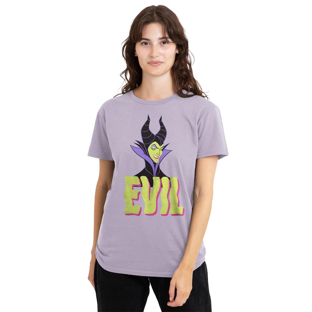 Lavender - Front - Disney Villains Womens-Ladies Evil Queen T-Shirt