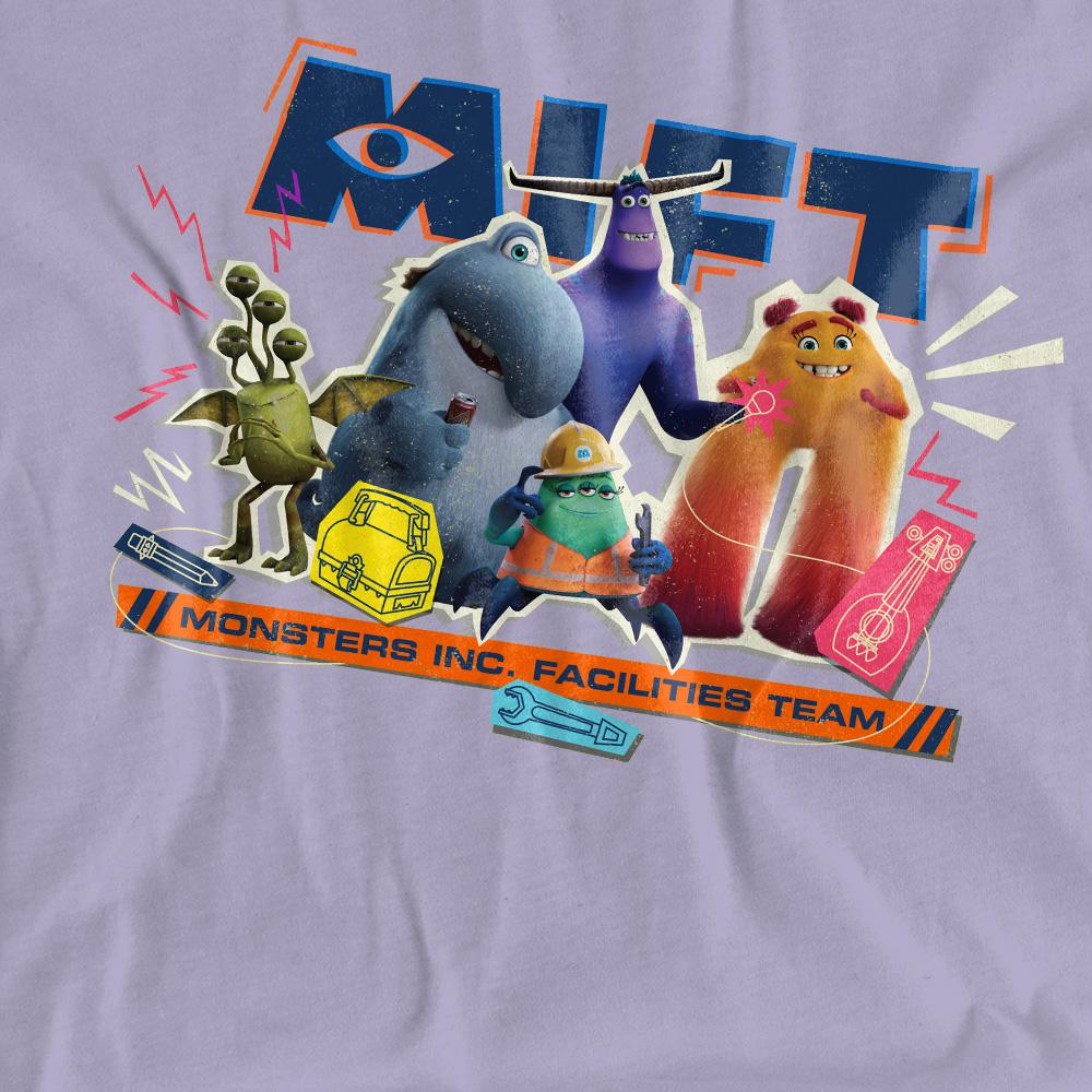 Lavender - Pack Shot - Monsters at Work Womens-Ladies MIFT T-Shirt