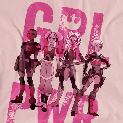 Pink - Pack Shot - Star Wars Womens-Ladies Ahsoka T-Shirt