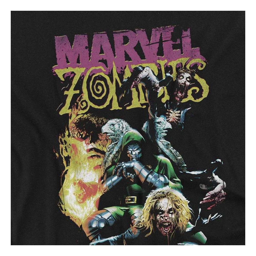 Black - Side - Marvel Zombies Unisex Adult T-Shirt