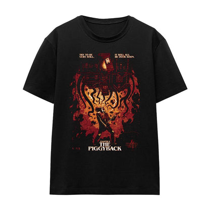 Black - Front - Stranger Things 4 Womens-Ladies Eddie Munson Poster T-Shirt