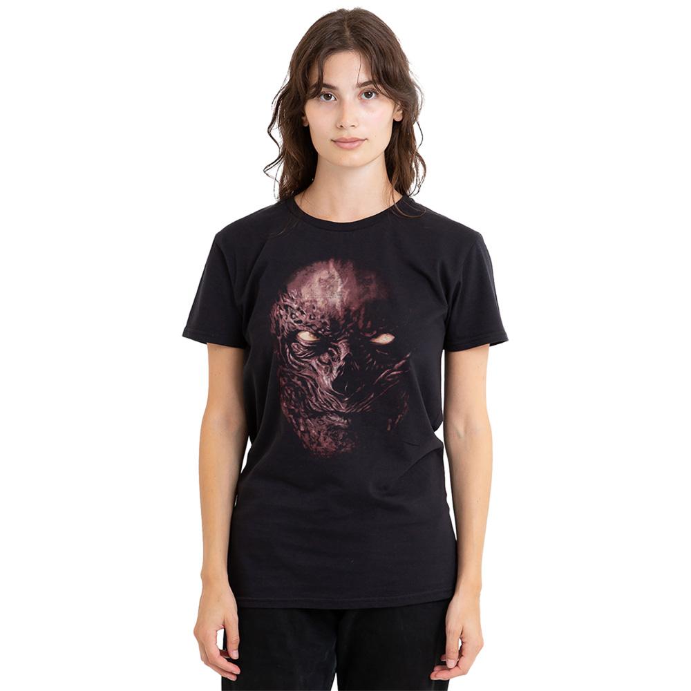 Black - Lifestyle - Stranger Things Womens-Ladies Vecna Face Oversized T-Shirt