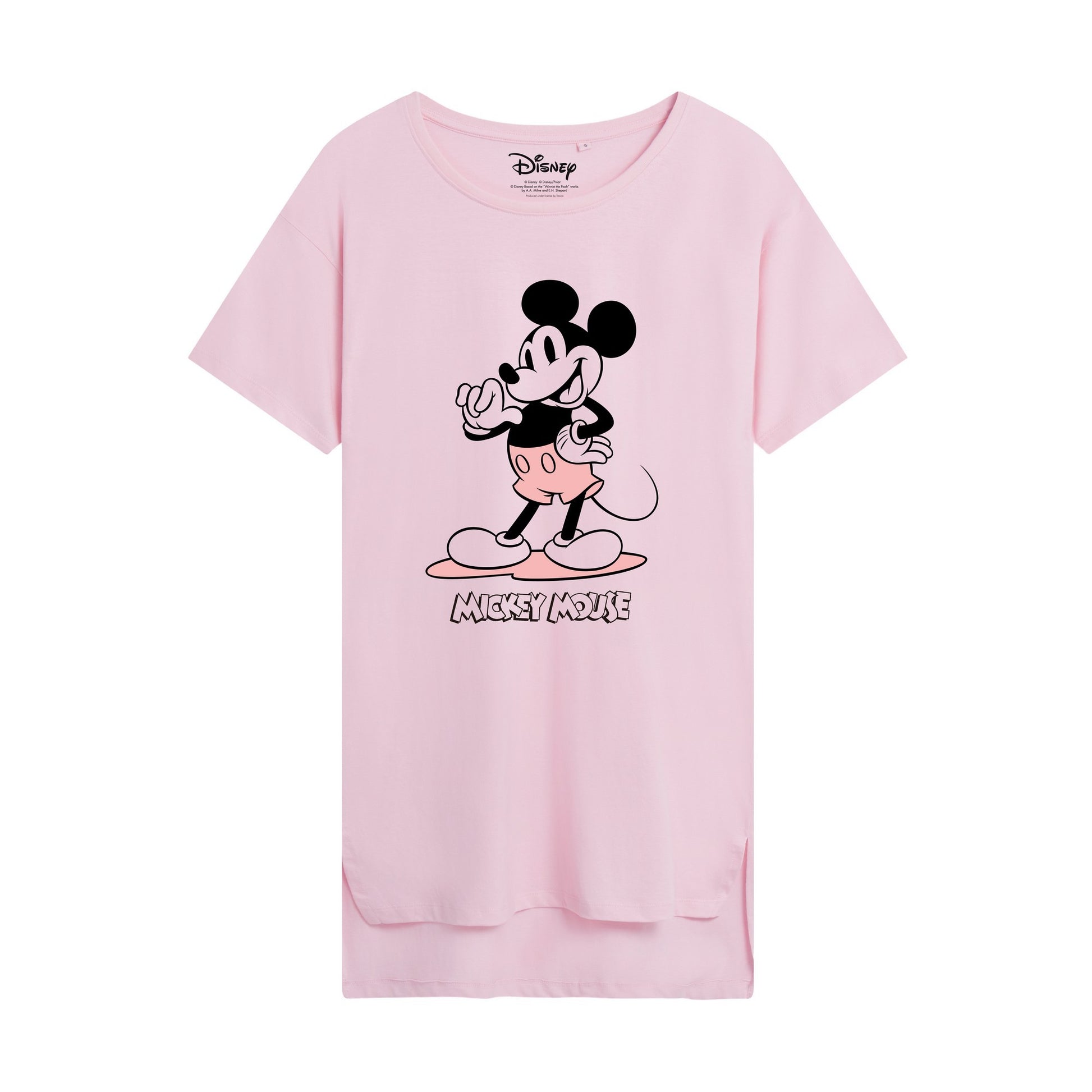 Light Pink - Front - Disney Womens-Ladies Mickey Mouse Nightie
