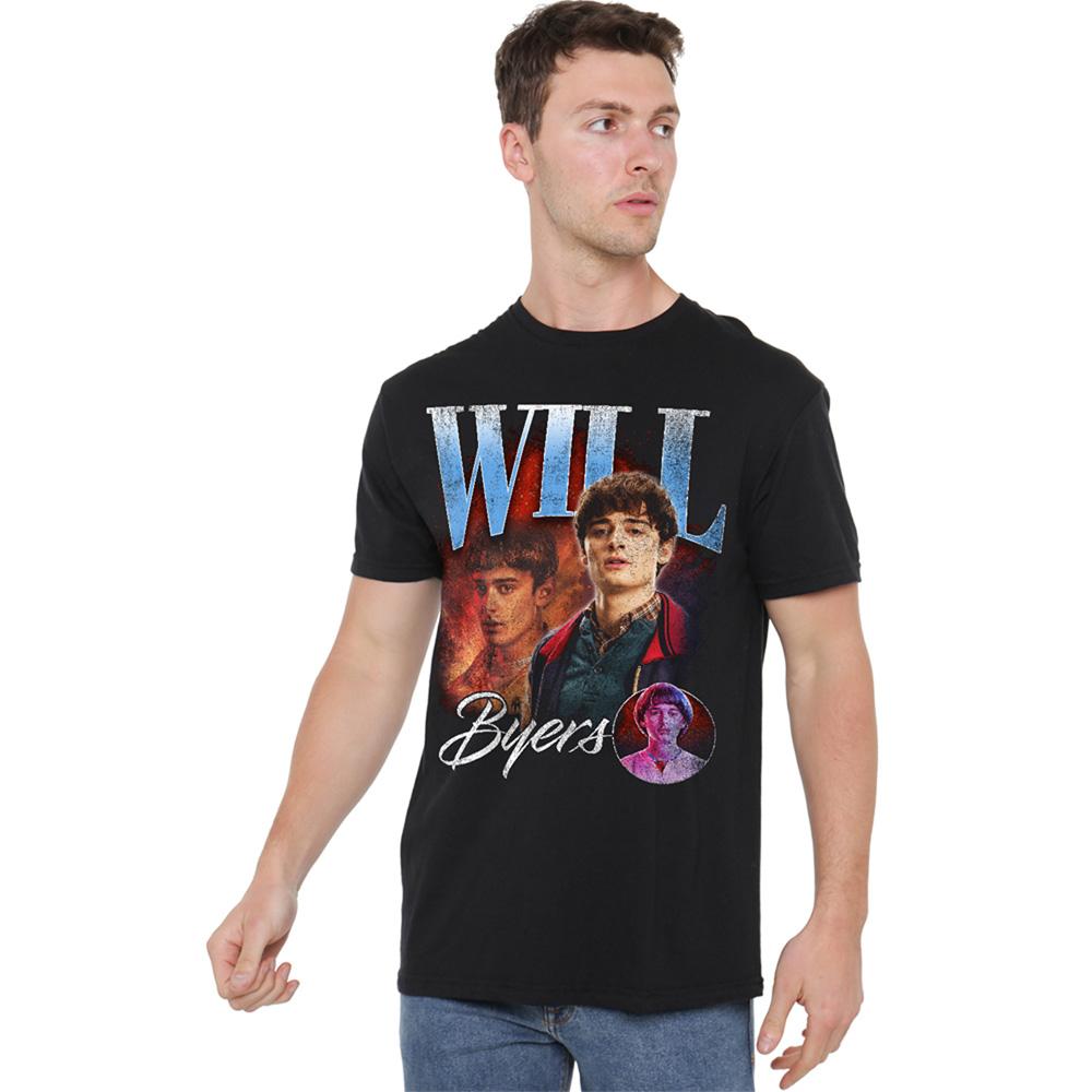 Black - Lifestyle - Stranger Things 5 Unisex Adult Will Homage T-Shirt