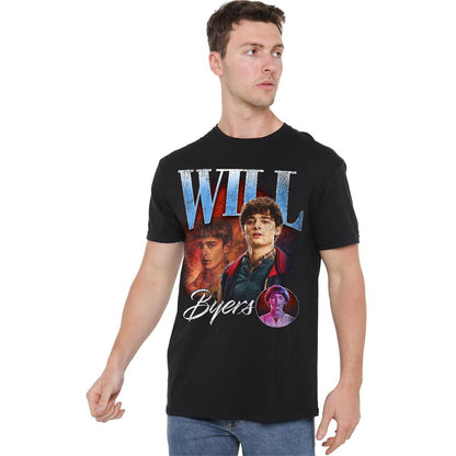 Black - Lifestyle - Stranger Things 5 Unisex Adult Will Homage T-Shirt