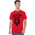 Red - Lifestyle - Stranger Things 5 Unisex Adult Hellfire Spray Logo T-Shirt