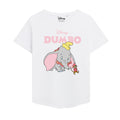 White - Front - Dumbo Womens-Ladies Timothy Mouse T-Shirt