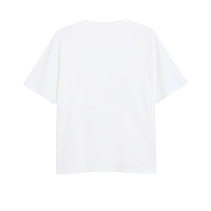 White - Back - Frozen Girls Elsa Gradient Sketch T-Shirt