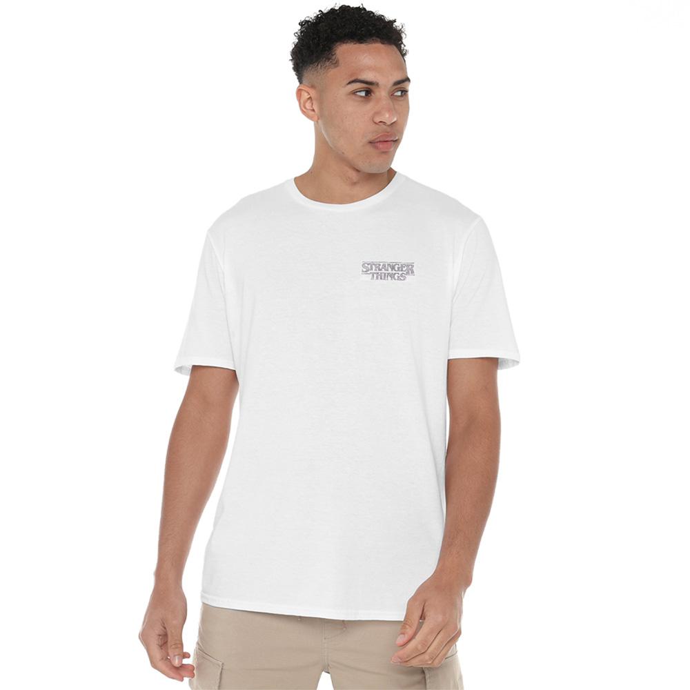 White - Lifestyle - Stranger Things 5 Unisex Adult Call The Hawkins Hitmaker Back Print T-Shirt