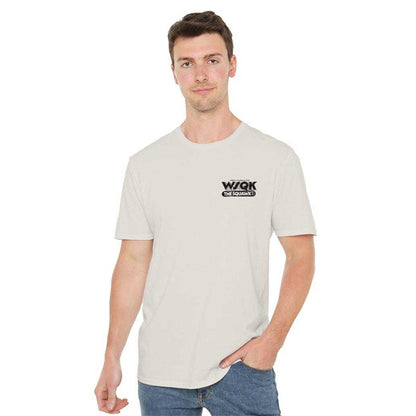 Natural - Side - Stranger Things 5 Unisex Adult Hawkins Hitmakers Back Print T-Shirt