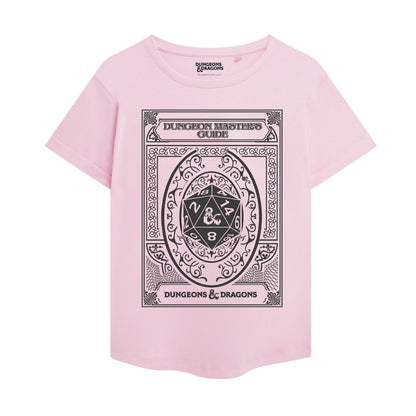 Blush Pink - Front - Dungeons & Dragons Womens-Ladies Masters Guide T-Shirt