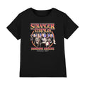 Black - Front - Stranger Things Childrens-Kids Hawkins Heroes Group 1987 T-Shirt
