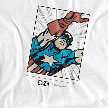 White - Back - Black Widow Childrens-Kids 100th Anniversary Edition T-Shirt