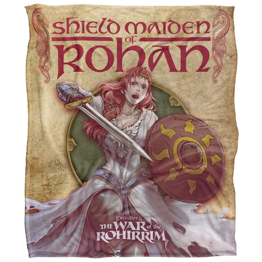 Multicoloured - Front - Lord Of The Rings The War Of The Rohirrim Silky Hera Syndulla Supersoft Blanket