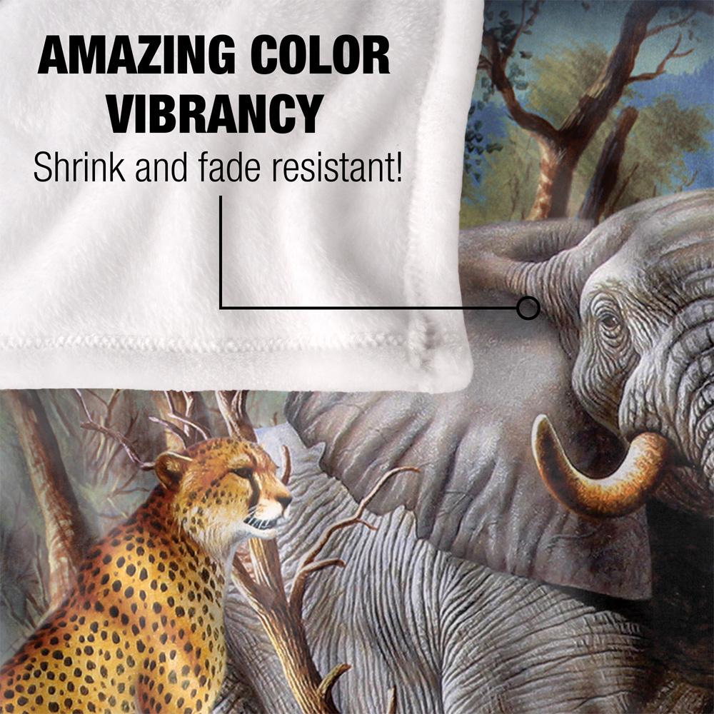 Multicoloured - Lifestyle - JQ Licensing Cf-Jp Silky Animals Supersoft Blanket