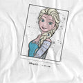 White - Back - Frozen Childrens-Kids 100th Anniversary Edition Elsa T-Shirt
