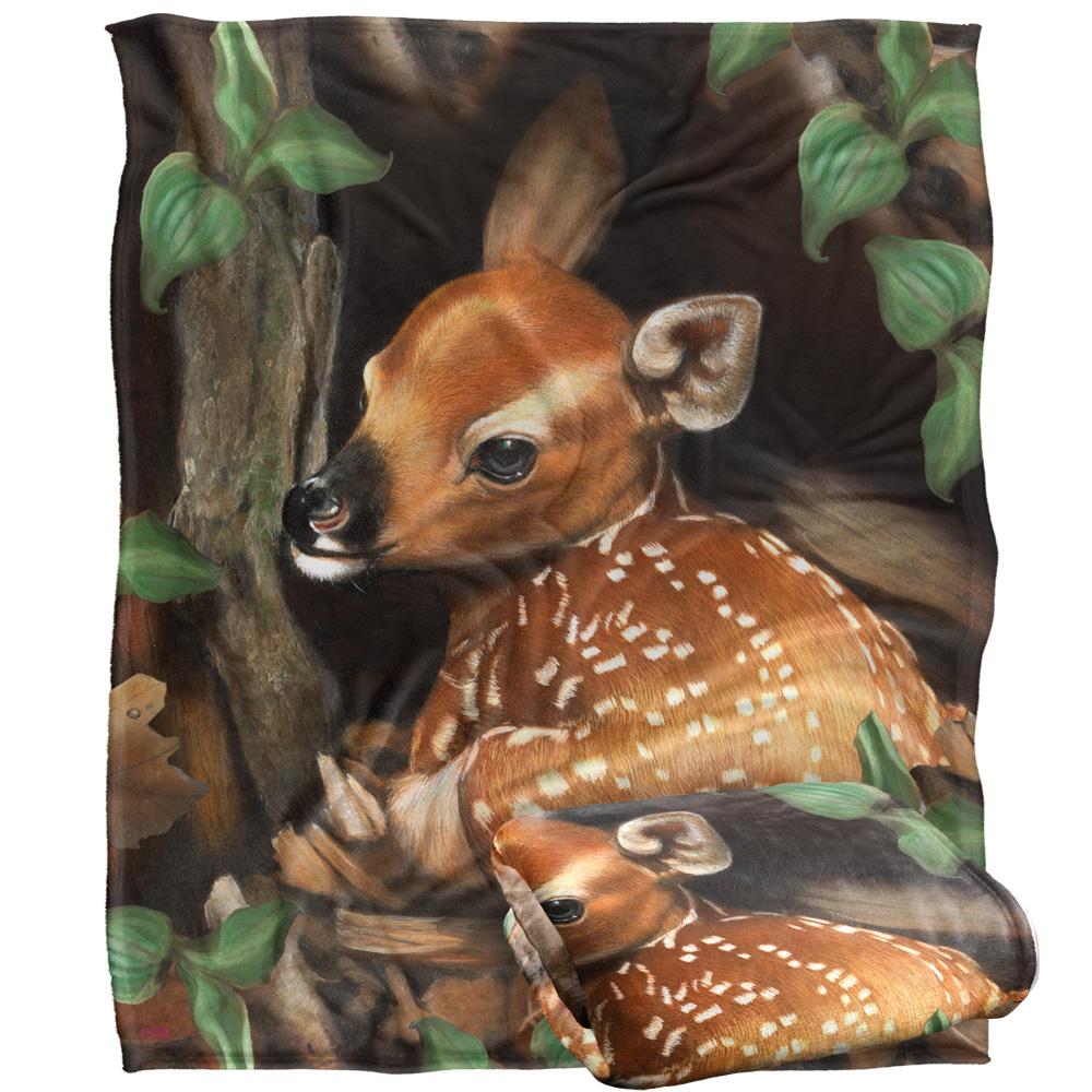Multicoloured - Back - Karen Lathan Silky Fawn Supersoft Blanket