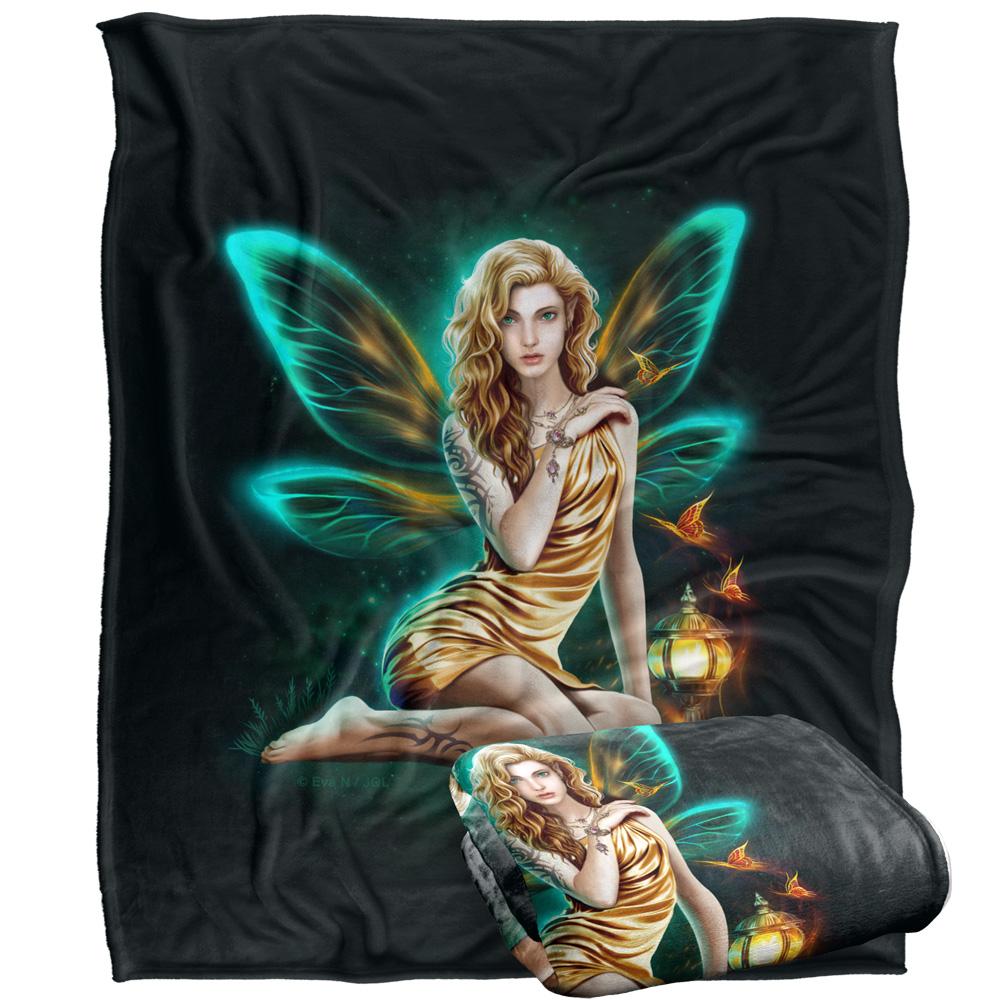 Multicoloured - Back - JQ Licensing Silky Fairy Supersoft Blanket