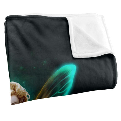 Multicoloured - Side - JQ Licensing Silky Fairy Supersoft Blanket