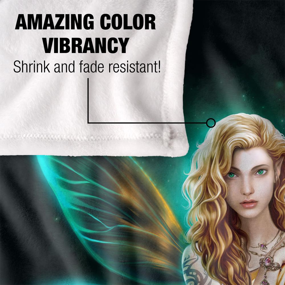 Multicoloured - Lifestyle - JQ Licensing Silky Fairy Supersoft Blanket