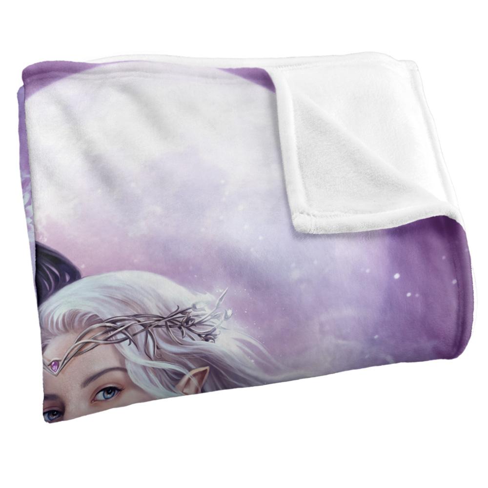 Multicoloured - Side - JQ Licensing The Enchanted Ones Elves Silky Supersoft Blanket