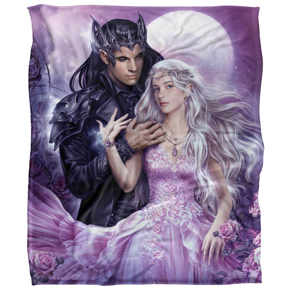 Multicoloured - Front - JQ Licensing The Enchanted Ones Elves Silky Supersoft Blanket