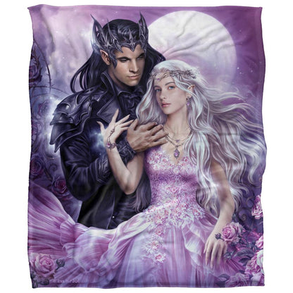 Multicoloured - Front - JQ Licensing The Enchanted Ones Elves Silky Supersoft Blanket