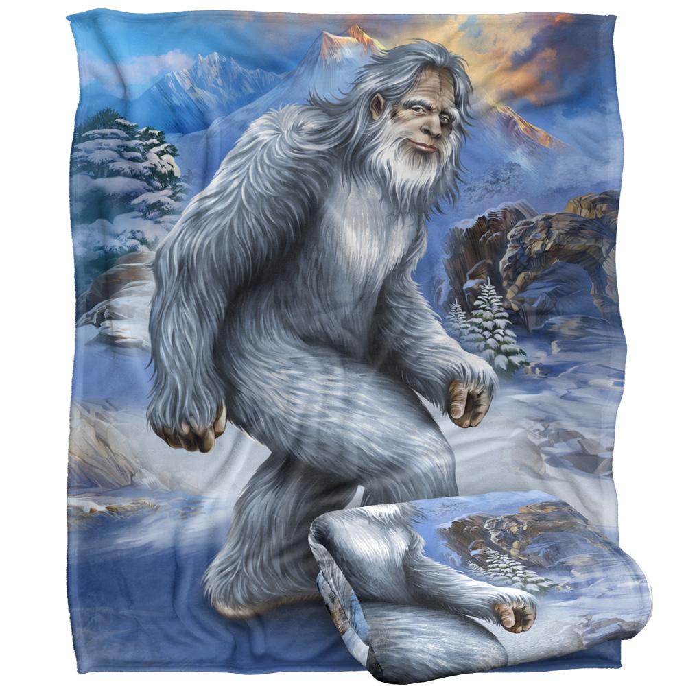 Multicoloured - Back - JQ Licensing En Yeti Abominable Silky Snowman Supersoft Blanket