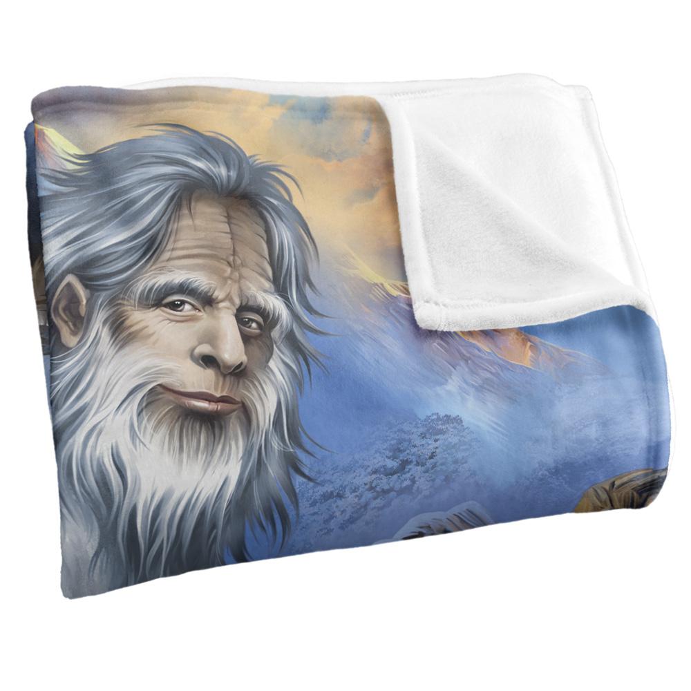 Multicoloured - Side - JQ Licensing En Yeti Abominable Silky Snowman Supersoft Blanket