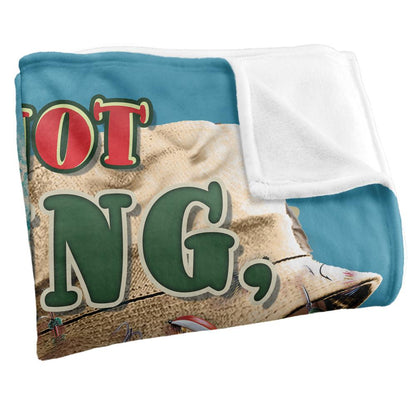 Multicoloured - Side - JQ Licensing Thinking About Fishing Silky Supersoft Blanket