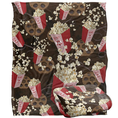 Multicoloured - Back - JQ Licensing Silky Popcorn Supersoft Blanket