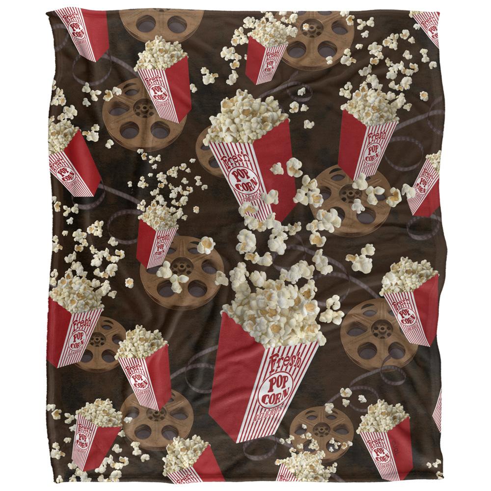 Multicoloured - Front - JQ Licensing Silky Popcorn Supersoft Blanket