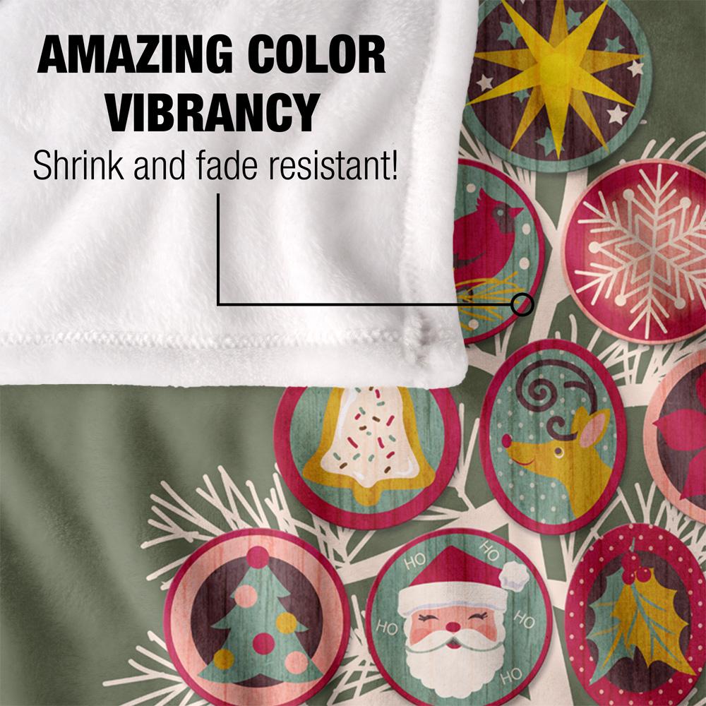 Multicoloured - Lifestyle - JQ Licensing Silky Christmas Ornaments Supersoft Blanket