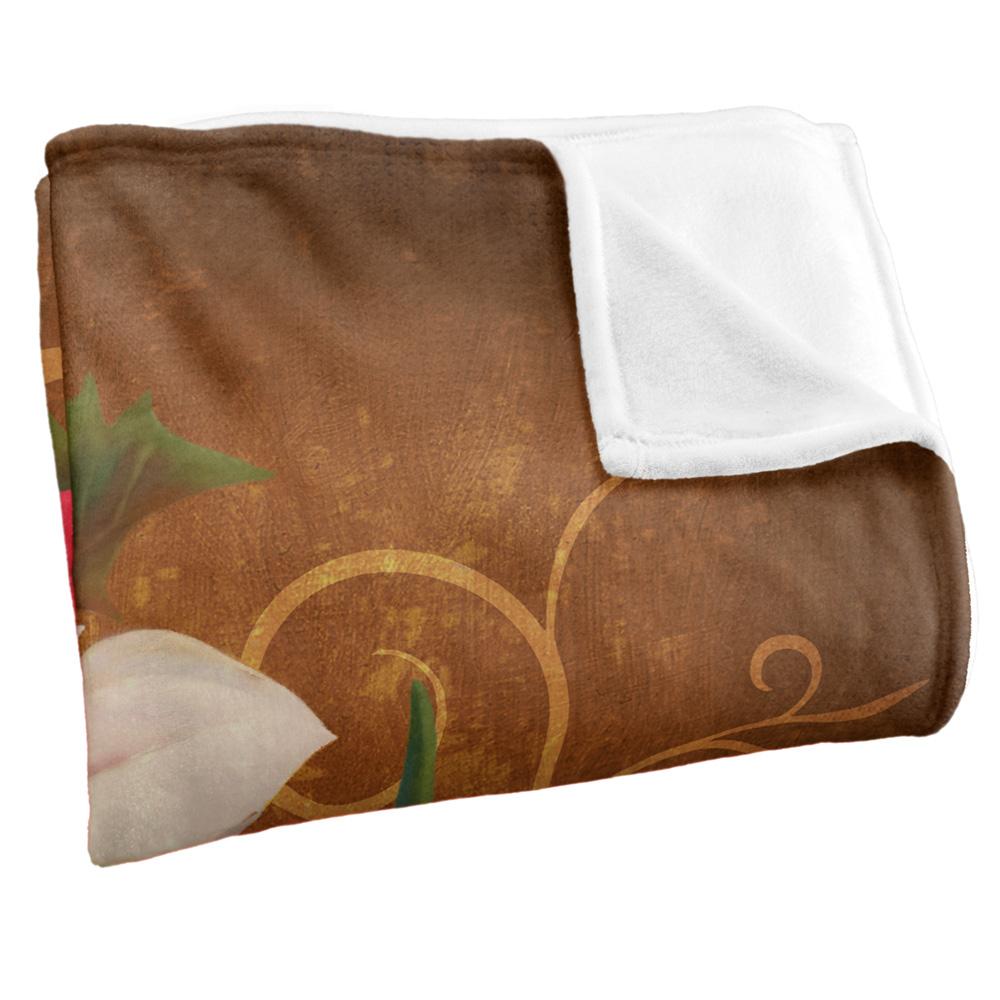 Multicoloured - Side - JQ Licensing Silky Poinsettia Supersoft Blanket