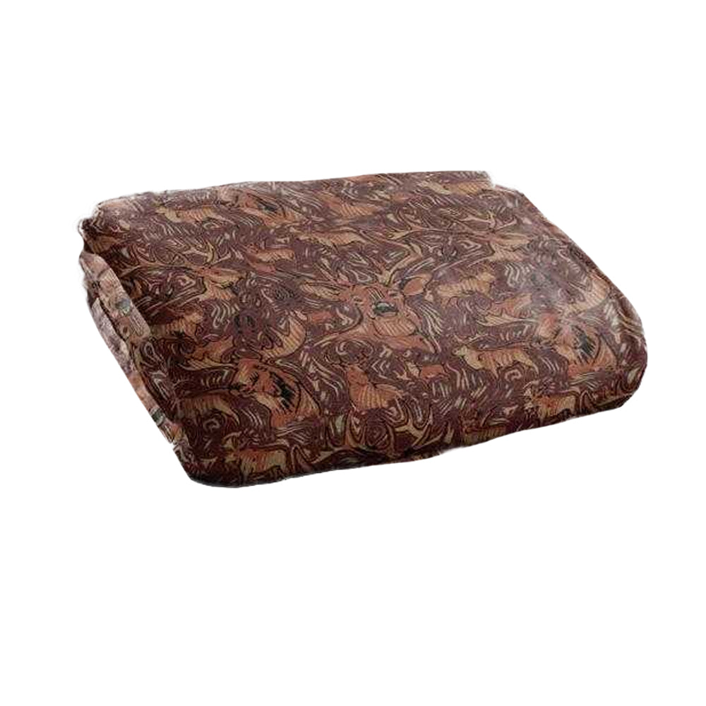 Brown - Back - JQ Licensing Jl-Jp Silky Deer Hunting Supersoft Blanket