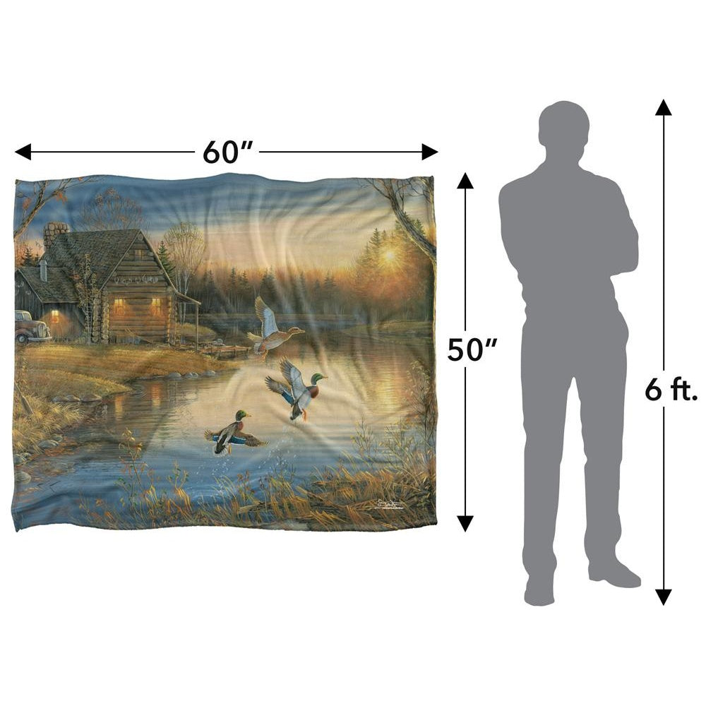 Multicoloured - Pack Shot - Wild Wings Silky Supersoft Blanket