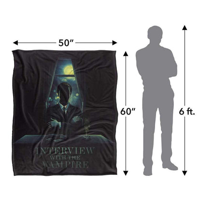 Multicoloured - Lifestyle - Interview With The Vampire Silky Silhouette Supersoft Blanket