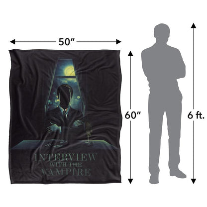 Multicoloured - Pack Shot - Interview With The Vampire Silky Silhouette Supersoft Blanket